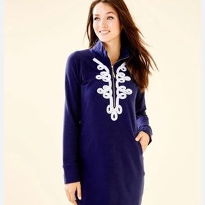 Like New Lilly Pulitzer SkipperDress in True Navy size Medium